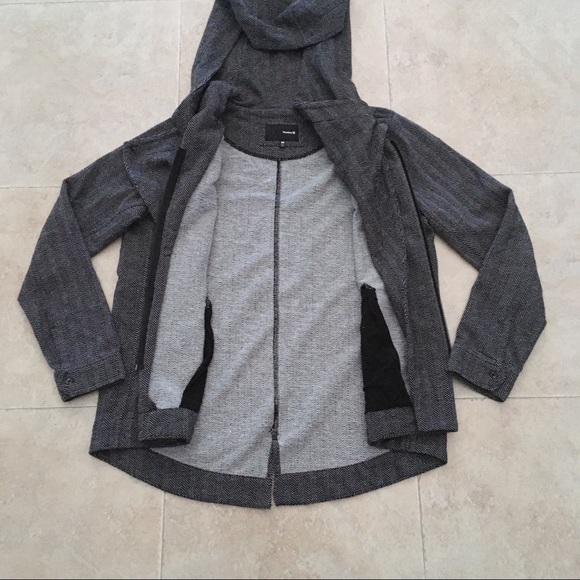 Hurley Jackets & Coats Hurley Hooded Zip Up Charcoal Grey Jacket